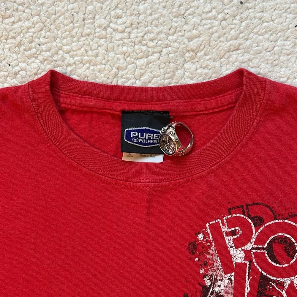 Vintage/Y2K Polaris Graffiti Logo Tee Shirt - Picture 3 of 6